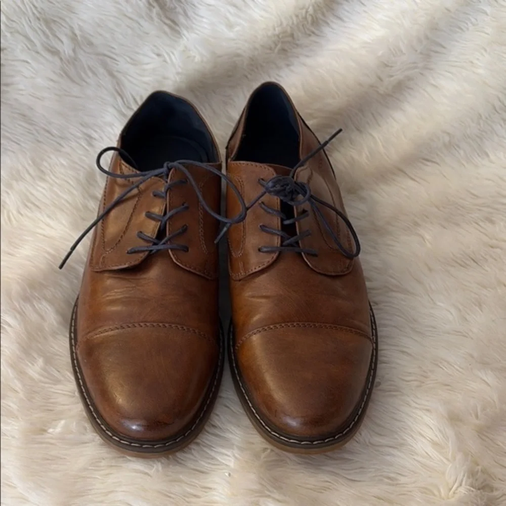 Men's Brown Leather Dress Shoes